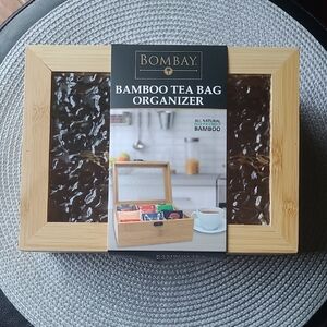 Bombay Bamboo Tea Bag Organizer -